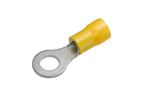 HELLA Leitungsverbinder, gelb, von: 4.0mm², bis: 6.0mm², Ringverbinder, Ringform, Bohrung-Ø: 5.3mm, 8KW 044 029-003