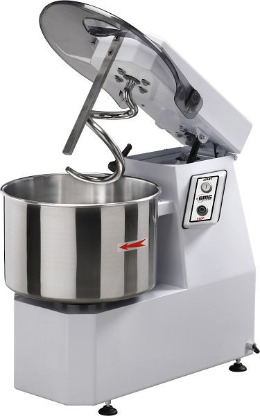 GMG Teigknetmaschine 62 L / 50 kg 400V, hebbarer Kopf und Fester Kessel, zweiphasige Geschwindigkeit, TKK-2S-6250T-FN