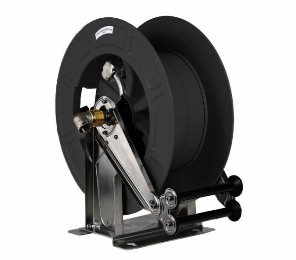 Ebinger Schlauchaufroller OSK 610, Rahmen und Achse in Edelstahl, Trommel ABS, ohne Schlauch, 3.614.150