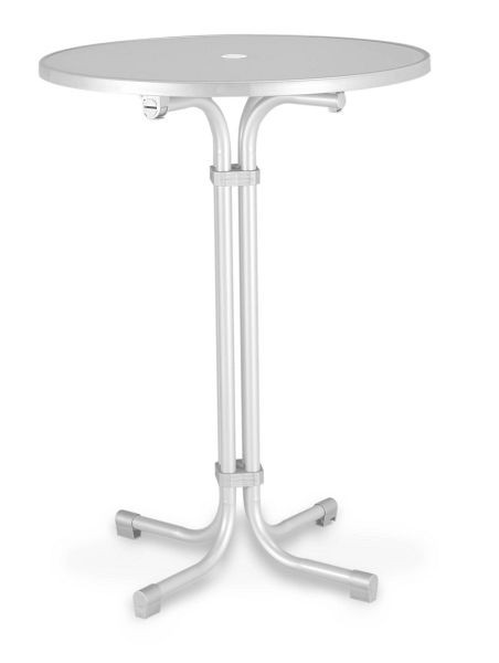 BEST Stehtisch Multiflex, 1,1 m hoch, rund Durchmesser 80 cm, Weiß, 26570000