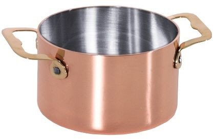 Contacto Cocotte 9 cm aus Kupfer/Edelstahl, 8768/090