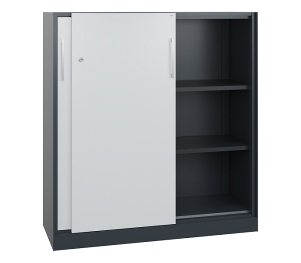 C+P Schiebetürenschrank Asisto, H1310xB1200xT435mm, 7016/7035, 142031-000 S10168
