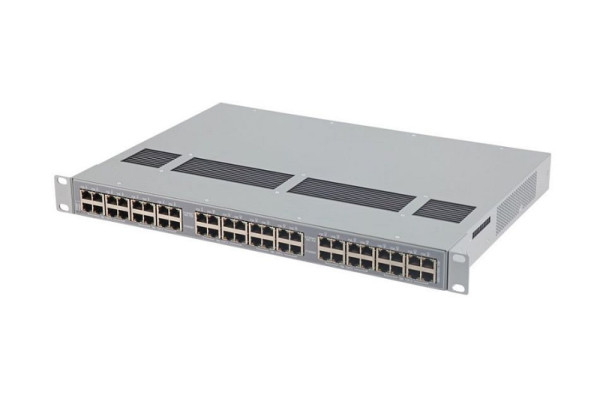AMG Systems Industrieller PoE-Injektor, redundante doppelte Stromversorgung, AMG156-12GBT-12GAT-RP960