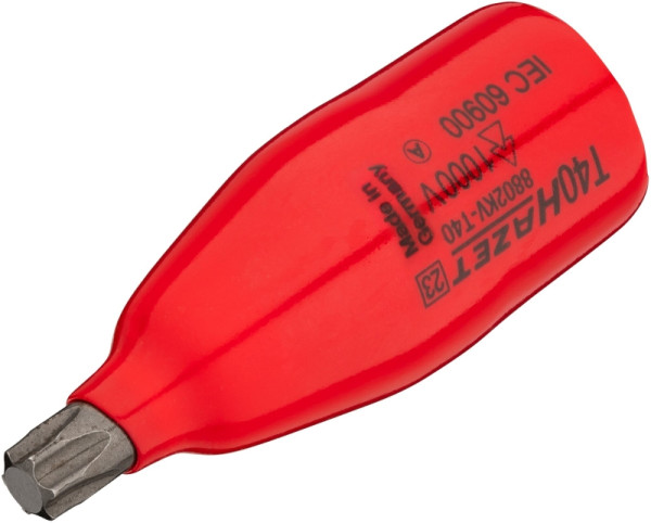 Hazet Schraubendreher-Steckschlüsseleinsatz, Vierkant hohl 10 mm, Innen TORX® Profil, T40, Kurze Ausführung, 8802KV-T40