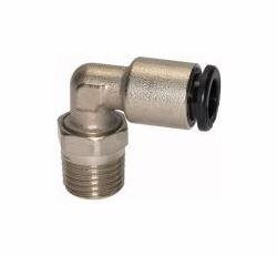 Riegler L-Steckverschraubung, drehbar, Außengewinde konisch, 108619