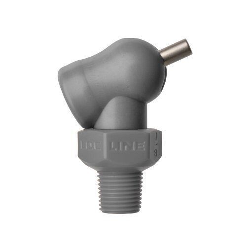 Loc-Line Hochdruckdüse XW 1/8", D=3mm, L=6,4mm, a=110° grau, L72049G