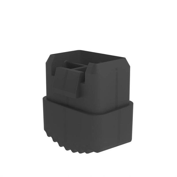 Munk Günzburger Steigtechnik Außenschuh für Aluminium-Stufenstehleiter ML 35x22mm für Stufenstehleiter ML, VE: 4 Stück, 019241