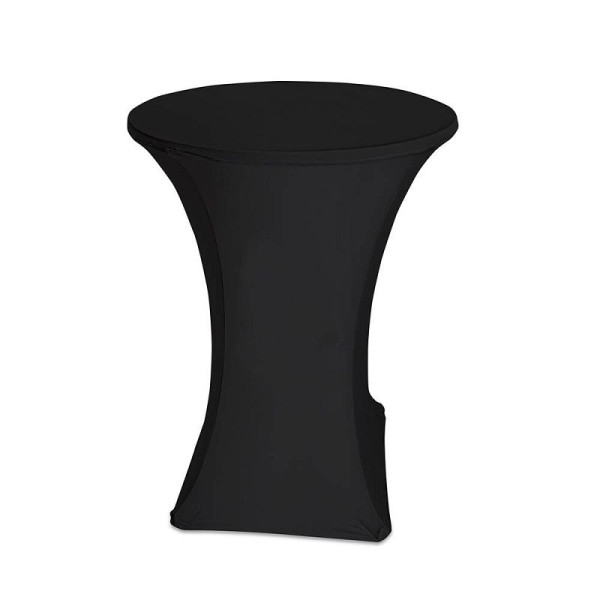 Showdown Displays Tischhusse Stehtisch Rund Schwarz, TCSR80BLK