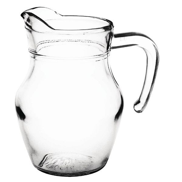 Olympia Glaskrüge 0,5L, VE: 6 Stück, hakenförmiger Handgriff, GM575