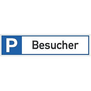 Moedel Parkplatzreservierer Besucher, Alu, 460x110 mm, 56982