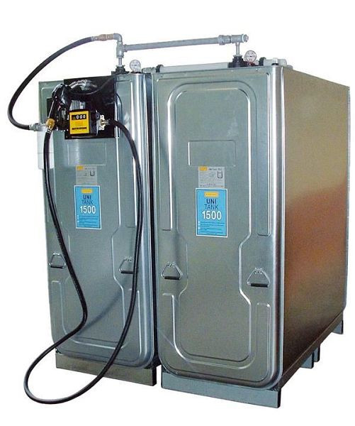 Cemo Dieseltankstation UNI 1500 l, Maße: 201 x 77 x 202 cm, 8821, 4052886079652