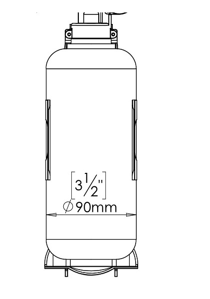 Benkiser Flaschenhalterung, 1L Flasche und Schrauben-Set für Seifenspender, 0160180