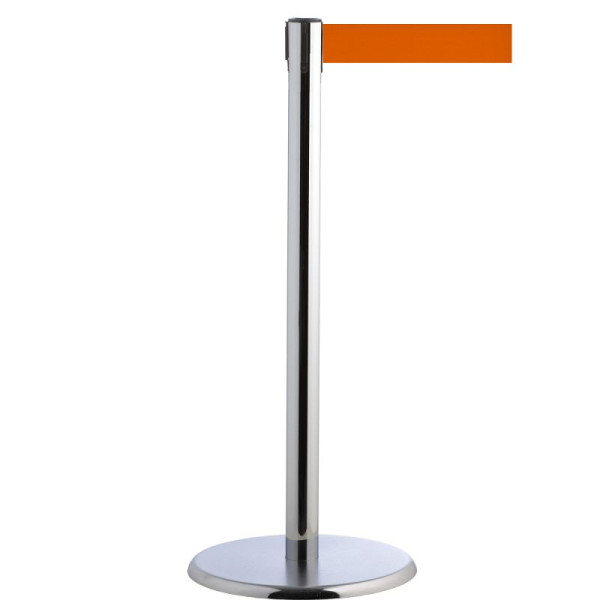 Stein HGS Personenleitsystem -P-LINE Future-, Metall/ verchromt, orange, mit magnetischem Gurtendstück, 12797-2204