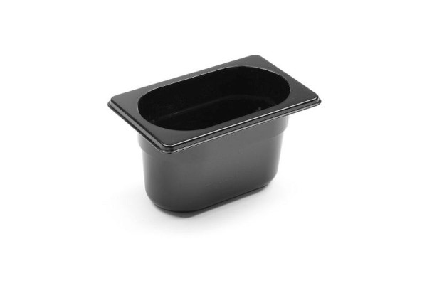 Hendi GN Behälter 1/9, 1 L, LxBxH: 176x108x100 mm, Schwarz, 862827