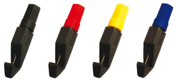 Busching Abgreifklemmen-Set, 4 Stück 600V_CAT2, für isolierte Leitungen D: 1mm²-8mm², 100836