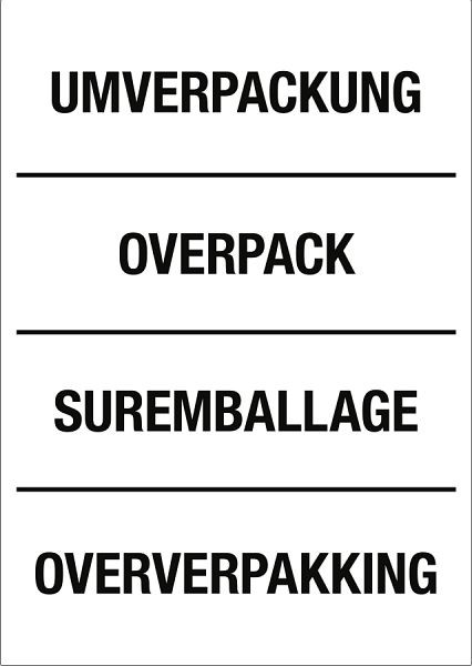 Moedel Umverpackung/Overpack/Suremballage/Oververpakking, Papier, 105x148mm, VE: 1000 Stück/Rolle, 104342