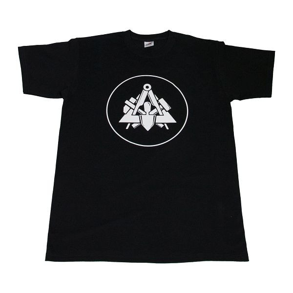 EIKO T-Shirt, Zunftmotiv - Maurer, Farbe: schwarz, Größe: S, 6904_4202_S