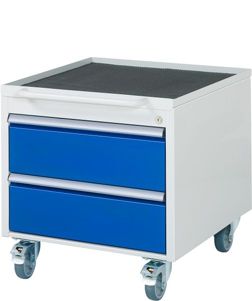 RAU Roll-Container Serie 7000, 2 x Schublade-Größe-L 2xH180 mm, 580x565x650 mm, 05-2.0A.11