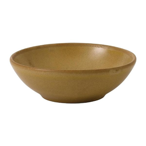Churchill Super Vitrified Nourish Petra Sand flache Schale, 7 oz (12 Stück), FJ692