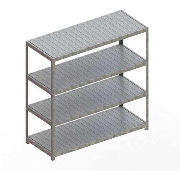 Meta SPEED - RACK Regal 1970x2000x800 mm mit Stahlpaneelen, verzinkt, Bodenanzahl: 4, 20087023