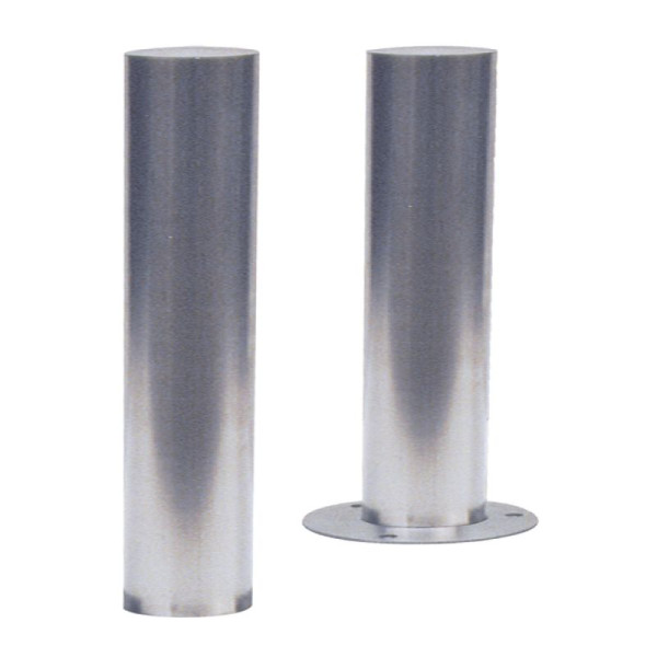 Stein HGS Absperrpfosten -Bollard-, feststehend, 600mm /zum Einbetonieren mit Erdanker, 2 Ösen (180°), 40204-2