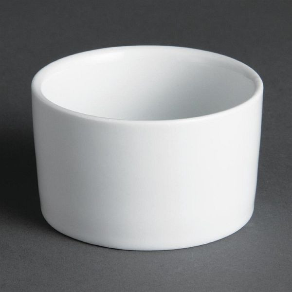 Olympia Whiteware moderne Auflaufförmchen 7cm, VE: 12 Stück, U195