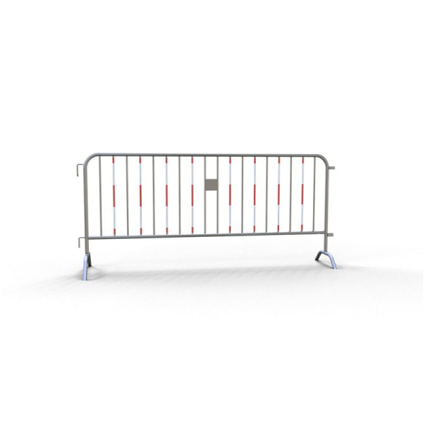 STEIN HGS Absperrgitter, silber, grau, rot,weiß, 80462.0001