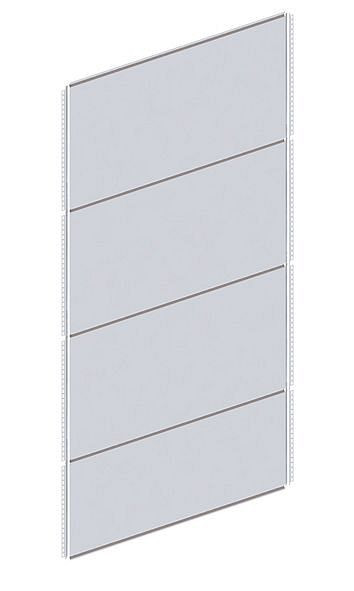 Meta CLIP Rückwand 2500x1300 mm, RAL 7035 allseitig, 20073695