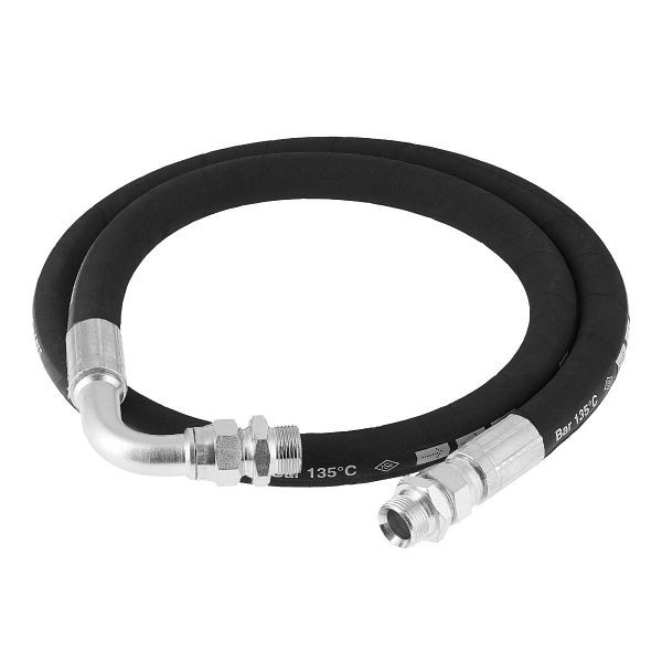 Airpress HD-Schlauch 2" 1.5 m 40 bar Gerade- und Winkelverschraubung, 36386-1.5K