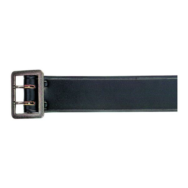 EIKO Arbeitsgürtel Rindleder 3 mm Doppeldorn-Schnalle Guß Nr. 90, Farbe: schwarz, Größe: 125, 500190_40_125