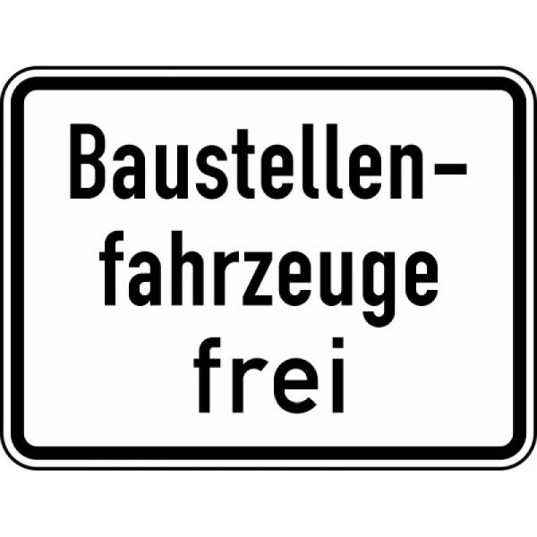 Stein HGS Baustellenfahrzeuge frei Nr. 1028-30, 600 x 450 mm, Flachform 2 mm, RA2, 1028-30-221
