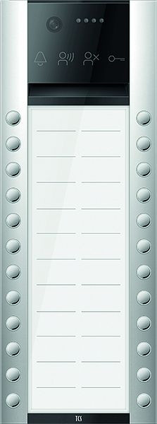 TCS Türkontrollsystem PES PRO Video Außenstation 24T 2 Spalten AP RAL9010 reinweiß, AVA630224-0019