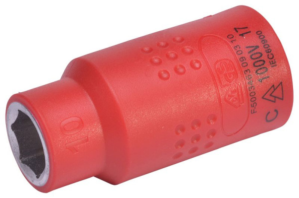 SW-Stahl Steckschlüsseleinsatz, 3/8", 10 mm, VDE, 05520L-10