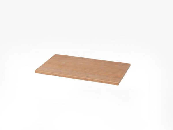 Hammerbacher Fachboden Querrollladenschrank Nussbaum, 52,4x29,4x1,6 cm (BxTxH), V1732F/N