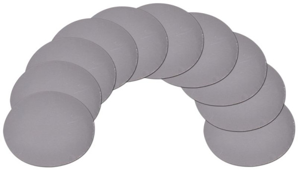SW-Stahl Schleifpapier, ø 50 mm, Körnung 1000, VE: 10 Stück, S3293-50/1000