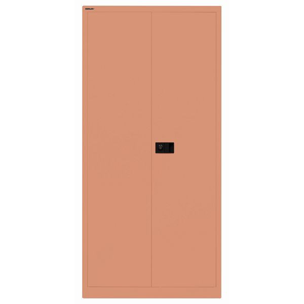 Bisley Flügeltürenschrank UNIVERSAL, 4 Fachböden für 5 Ordnerhöhen, Breite 914 mm, Tiefe 400, 658 coral, Belastbarkeit: 70kg je Fachboden, E782A04658