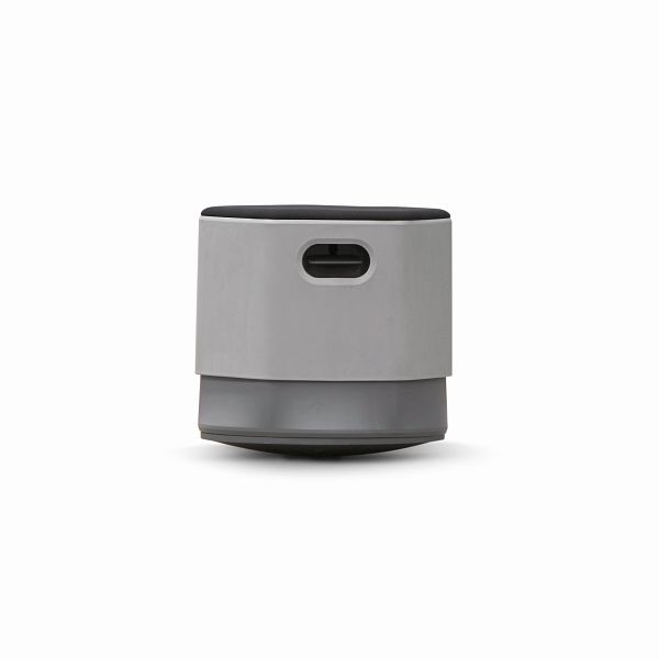 Rocada 1 Be Soft Sitzpuffhocker verstellbar grau/schwarz, 1828-4-1