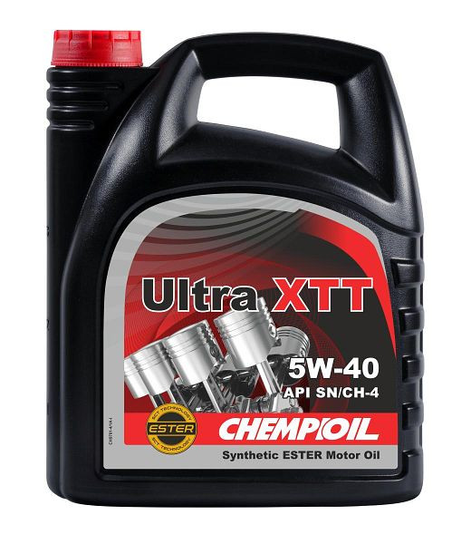 CHEMPIOIL Motorenöl für PKW und Kleintransporter 9701 Ultra XTT 5W-40, VE: 4 l, CH9701-4