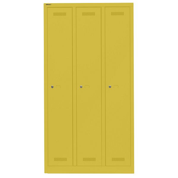 Bisley Garderobenschrank Monobloc™, 3 Abteile je 1 Fach, 677 tickleweed, ML09T1677