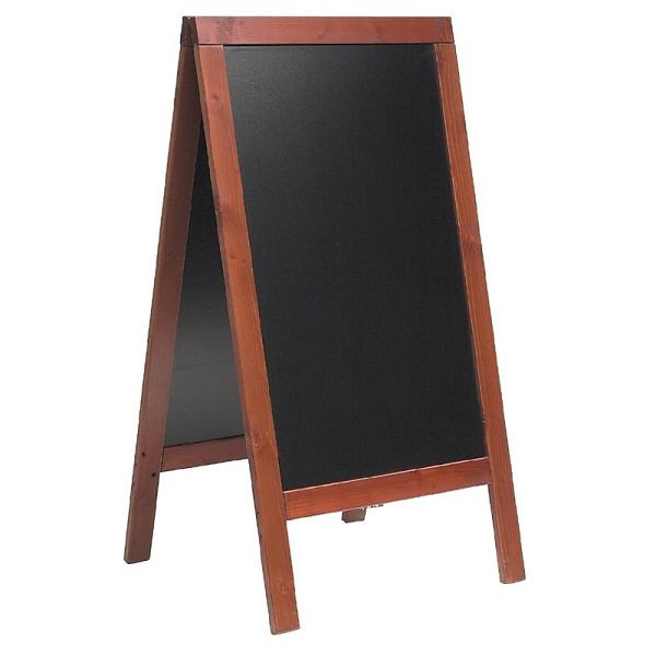 Securit Duplo Fahrbahnschild Mahagoni 135 x 70 cm, P514