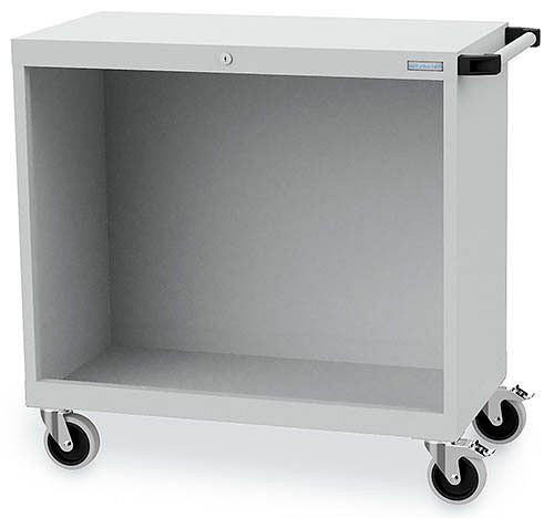 Bedrunka+Hirth Schubladenschrank Gehäuse, R 36-16, Maße in mm (BxTxH): 980 x 500 x 980, 4 x Lenkrolle, davon 2 x mit Feststeller, Ø 125, 01.098M125