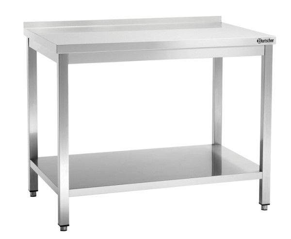 Bartscher Arbeitstisch 700, B1100, Aufkantung, 308117, 4015613600222