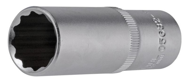 SW-Stahl Steckschlüsseleinsatz, 1/2", Zwölfkant, 19 mm, tief, 05632-19SB