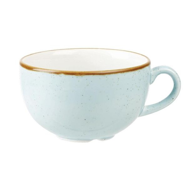 Churchill Stonecast Cappuccino Tasse Duck Egg Blue 12oz (Packung mit 12) (12 Stück), DK513