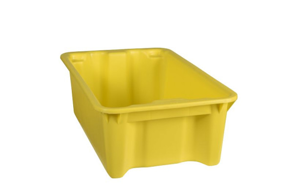 Plastipol-Scheu K 400/0 POLYBOX PP GELB, 590 mm x 380 mm x 202 mm, 28400014