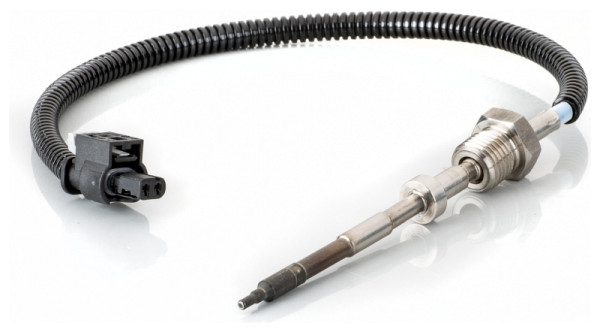 HELLA Sensor, Abgastemperatur, 2-polig, geschraubt, Kabel: 300mm, 6PT 014 494-521