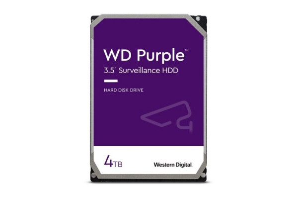 Western Digital Festplatte, 3,5", SATA 6Gb/s, 4TB, 256MB Cache, 24x7, für Videoüberwachung optimiert, WD43PURZ