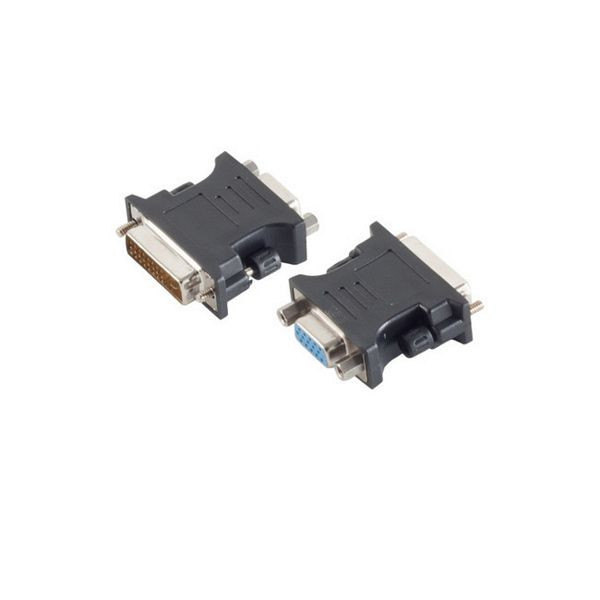 S-Conn Adapter, DVI-D-Stecker (24+1) Dual-Link auf VGA-Kupplung, 77416-2