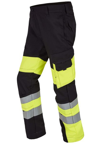 ROFA Bundhose teils 2-lagig 2430, Größe 50, Farbe 487-anthrazit-leuchtgelb, 2652430-487-50