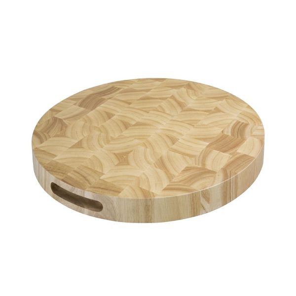 Vogue Rundes Schneidebrett aus Holz, 40 x 4,5 cm, C488